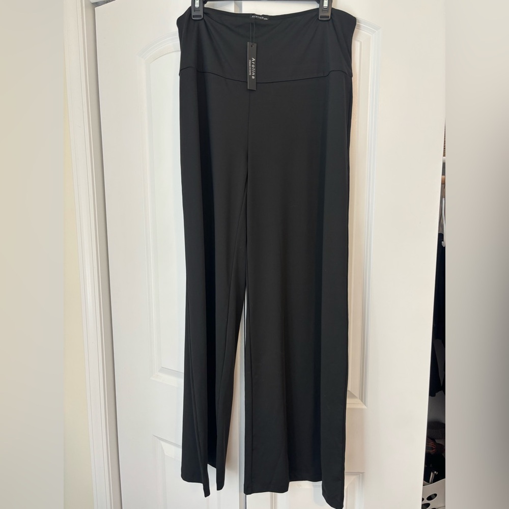 Wide leg flow stretchy pants
